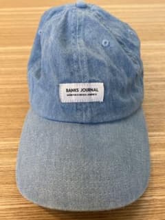 【美品】BANKS JOURNAL サックスブルーキャップのサムネイル