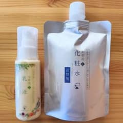 日本豊受自然農 生草花 乳液 / 化粧水 詰替用 セット ホメオパシー