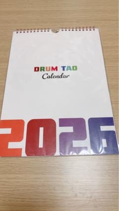 DRUM TAO 壁掛けカレンダー 2026年のサムネイル