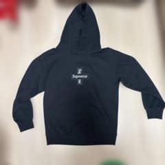 S*Y様 Supreme Cross Box Logo パーカー ブラックのサムネイル