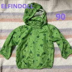 最終値下げ‼️ 西松屋　ELFINDOLL  ナイロン　ジャンバー　90のサムネイル