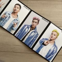 BIGBANG タレントカード 6枚セット クリスマスオーナメントカード付のサムネイル