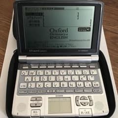 電子辞書 CASIO XD-GW9600 動作確認済み　タッチペン、イヤホン付きのサムネイル