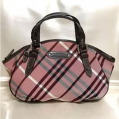 お値下げしました♡バーバリーブルーレーベル ハンドバッグピンクのサムネイル