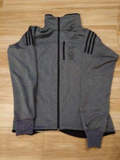 adidas グレー スポーツジャケット フード付きのサムネイル