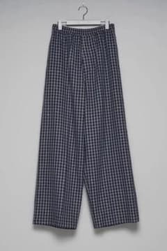 MASU 26ss ワイドチェックトラウザーズ 42 - メルカリ
