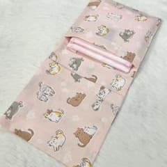 위생 케이스 고양이 삼모 고양이 사바트라 흰색 고양이 라이트 핑크 S9417