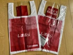 しまむら 買い物袋風エコバッグ 2個セットのサムネイル
