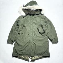 BEAMS ビームス M-65 モッズコート L フード ファー付き 中綿 - メルカリ