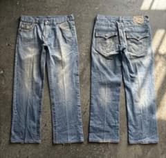 【IO着用】正規品‼️TRUE RELIGION デニム　スリム　29 IO着用 True Religion ストレートデニム Ricky 36 - メルカリ