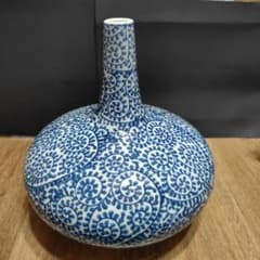 古許窯 菊水作 有田焼 染付 蛸唐草文様 - メルカリ