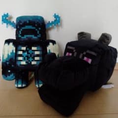 マインクラフト　BIGぬいぐるみ　ウォーデン、エンダードラゴンヘッドのサムネイル