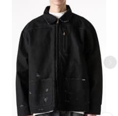kamiya BORO DUCK JACKET BLACK カミヤ