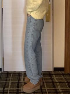 サイドライン風デニムパンツのサムネイル