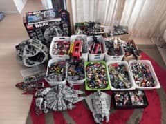 レゴ大量パーツ36kg スターウォーズなど多数 デススターやミレニアムファルコンのサムネイル