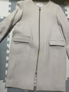 【kapiri様専用】SLOBE IENA ウールカルゼノーカラーコートのサムネイル