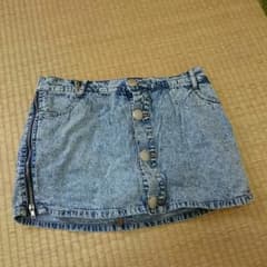 ダメージ柄　スカートのサムネイル