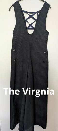 TheVirgnia ザヴァージニア バックレースアップオールインワン　サロペッ