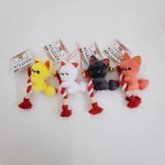 かみさまキツネとサラリーマン　ぬいぐるみマスコット　おまいり