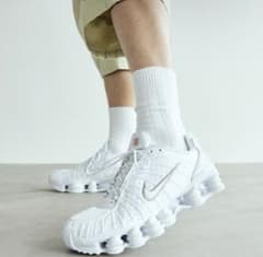 NIKE SHOX TL ホワイト シルバー　即日発送のサムネイル