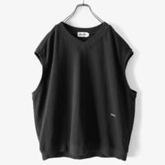 美品 ジムフレックス Bshop Vネックベスト オーバーサイズ チャコール 美品 ジムフレックス Bshop Vネックベスト オーバーサイズ チャコール