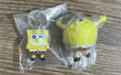 スポンジ・ボブ めじるしアクセサリー　スポンジ・ボブB ストラップ付きフィギュアのサムネイル