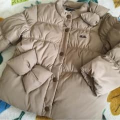 新品  べべ☆リアルダウンコート120のサムネイル