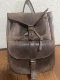 Greek Leather Lab 本革 ハンドメイド レザーリュック ブラウン Greek Leather Lab 本革 ハンドメイド レザーリュック ブラウン - メルカリ