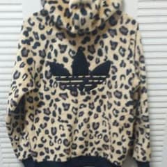 アディダス レオパード パーカー Lサイズのサムネイル
