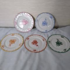 蔵出し【アンティーク】『LIMOGES』リモージュ ケーキ デザート皿 5枚 蔵出し【アンティーク】『LIMOGES』リモージュ ケーキ デザート皿 5枚