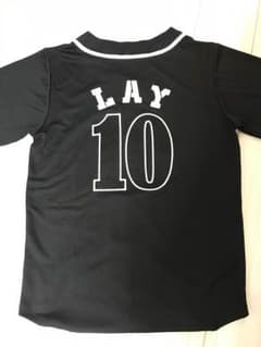 EXO LAY ユニフォーム【黒】Mサイズのサムネイル