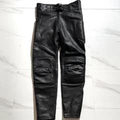 美品◦XL✨】LEAD レザーパンツ ベルト バイクパンツ 黒 LL - メルカリ