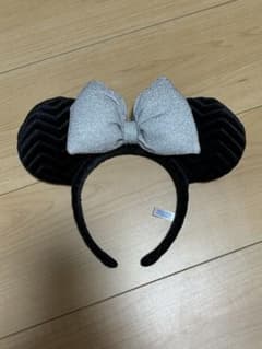 ミ二ー 耳カチューシャ 黒と銀のサムネイル
