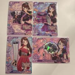 アイカツ スパイシーアゲハ カード4枚セットのサムネイル
