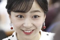 輪島塗　ピアス　赤のサムネイル