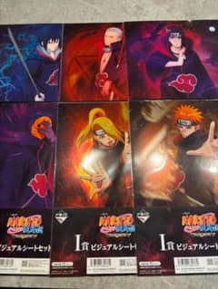 NARUTO一番くじ ビジュアルシートコンプセット 風影奪還編のサムネイル