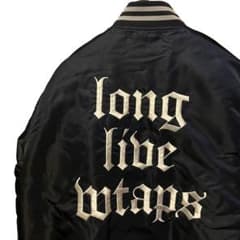 L WTAPS BENCH JACKET NYLON SATIN NAVY - メルカリ