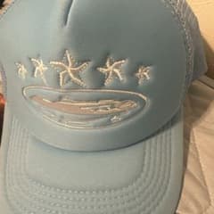 Corteiz メッシュキャップ ライトブルー