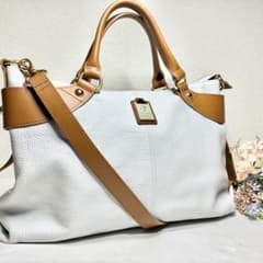 【未使用級】　ハースケジュール　2way レザーバッグ　オフィスアンドカフェ 未使用級】 ハースケジュール 2way レザーバッグ オフィスアンドカフェ