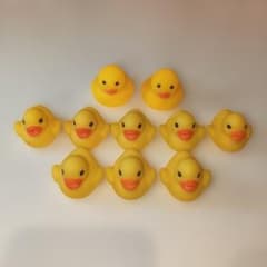 アヒル型おもちゃ 10個セットのサムネイル