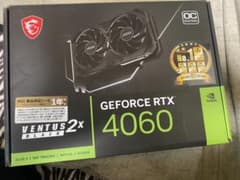 MSI GEFORCE RTX 4060 VENTUS 2X BLACKのサムネイル