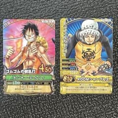 【非売品】ONE PIECE ワンピースベリーマッチ プロモカード ルフィ ローのサムネイル