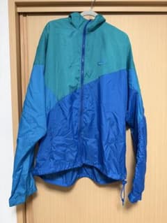 NIKE ナイロンジャケット ブルー グリーン Mのサムネイル