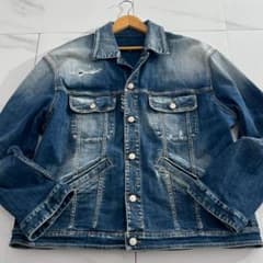 未使用 ディースクエアード Icon ダメージ加工 リラックス デニム 