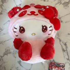 ハローキティ パンダ キラもこ ぬいぐるみ かわいい