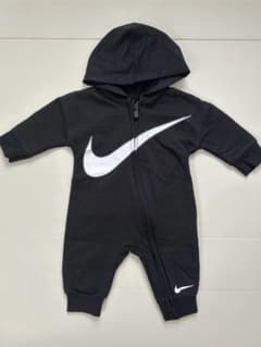 NIKE ベビー ロンパース フーディー ブラックのサムネイル
