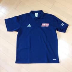 ポロシャツ アディダス Lサイズ ネイビーのサムネイル