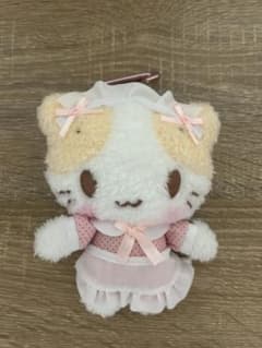 サンリオ マシュマロみたいなふわふわにゃんこ カラビナ付きマスコット メイドのサムネイル