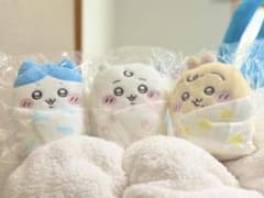 ちいかわ ベビー おくるみ ぬいぐるみ 3種セットのサムネイル