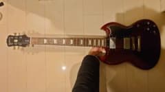 epiphone SGPRO エレキギター ワインレッド - メルカリ